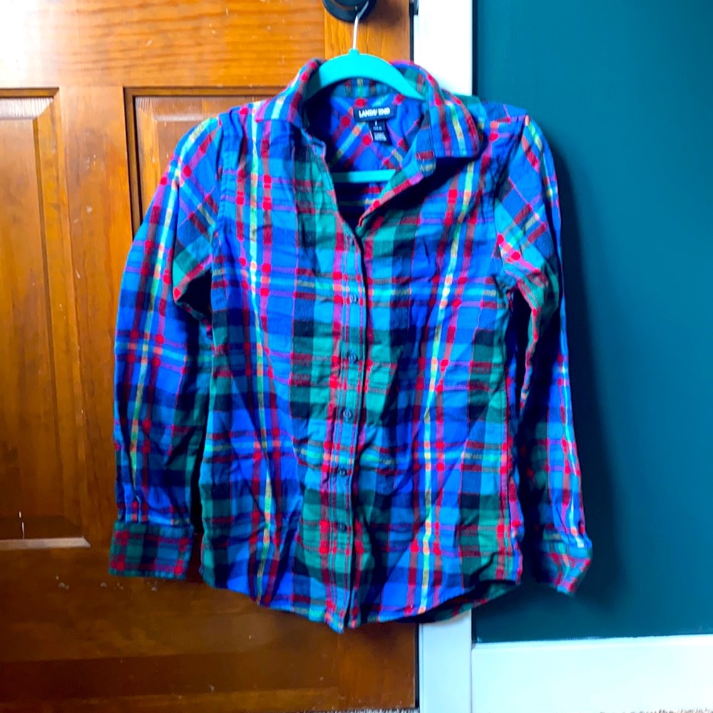 Lands End flannel